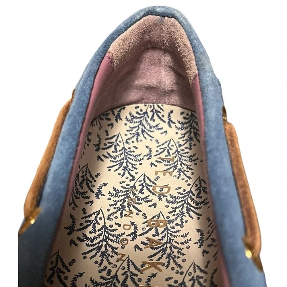 TED BAKER London Mens Blue Driving Moccasin Suede Shoes SUPER CLEAN‎ EU 42 /US 9
